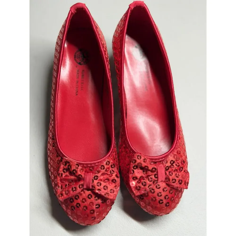 NEW! 13/1 Dorothy Red Sequin Girls' Shoes
